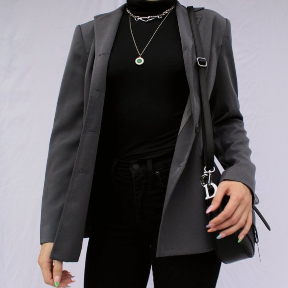 lightweight Grey Blazer - Picture 1 of 4